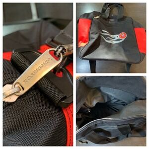 Rossignol Black‎ & Red Sports Gear Ski Snowboard Boot Travel Duffel Bag READ